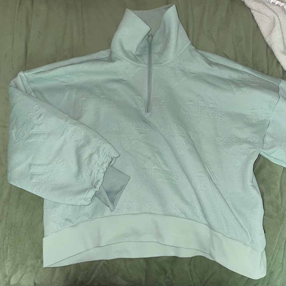 Adidas Quarter-Zip Collared Sweatshirt